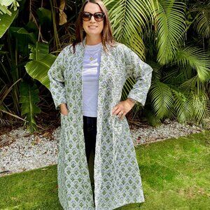 NWOT Eleanor James Satellite Duster